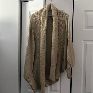 Tan sweater/poncho